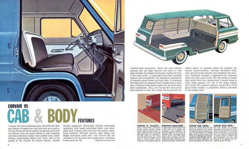 1962 Chevrolet Corvair Truck Brochure Page 4